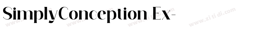 SimplyConception Ex字体转换